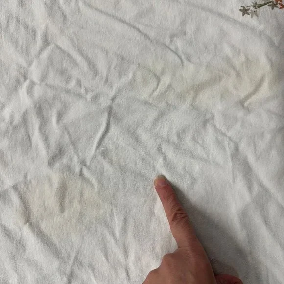 Vintage Floral Tablecloth Cotton Fall Beige Burnt Orange White Kitchen Stains - Picture 6 of 8